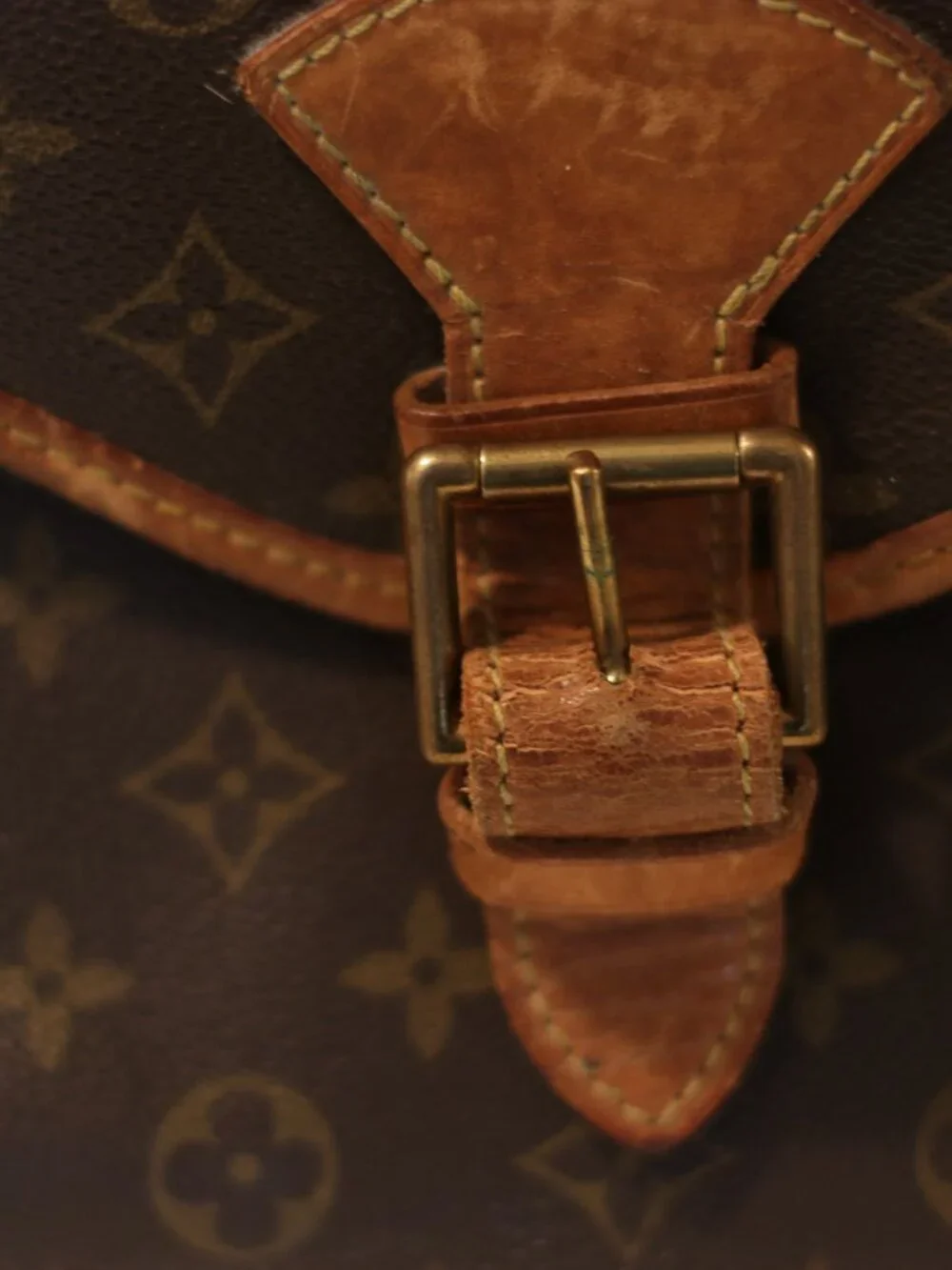 Vintage Louis Vuitton Monogram Bel Air Messenger Bag / Briefcase